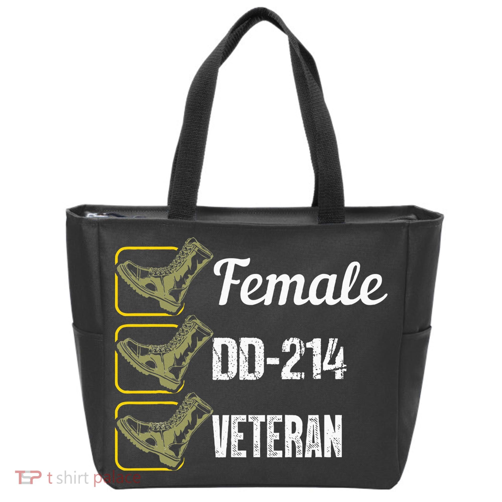 Female Dd214 Veteran Tote Bag