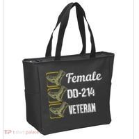 Female Dd214 Veteran Tote Bag thumb 2