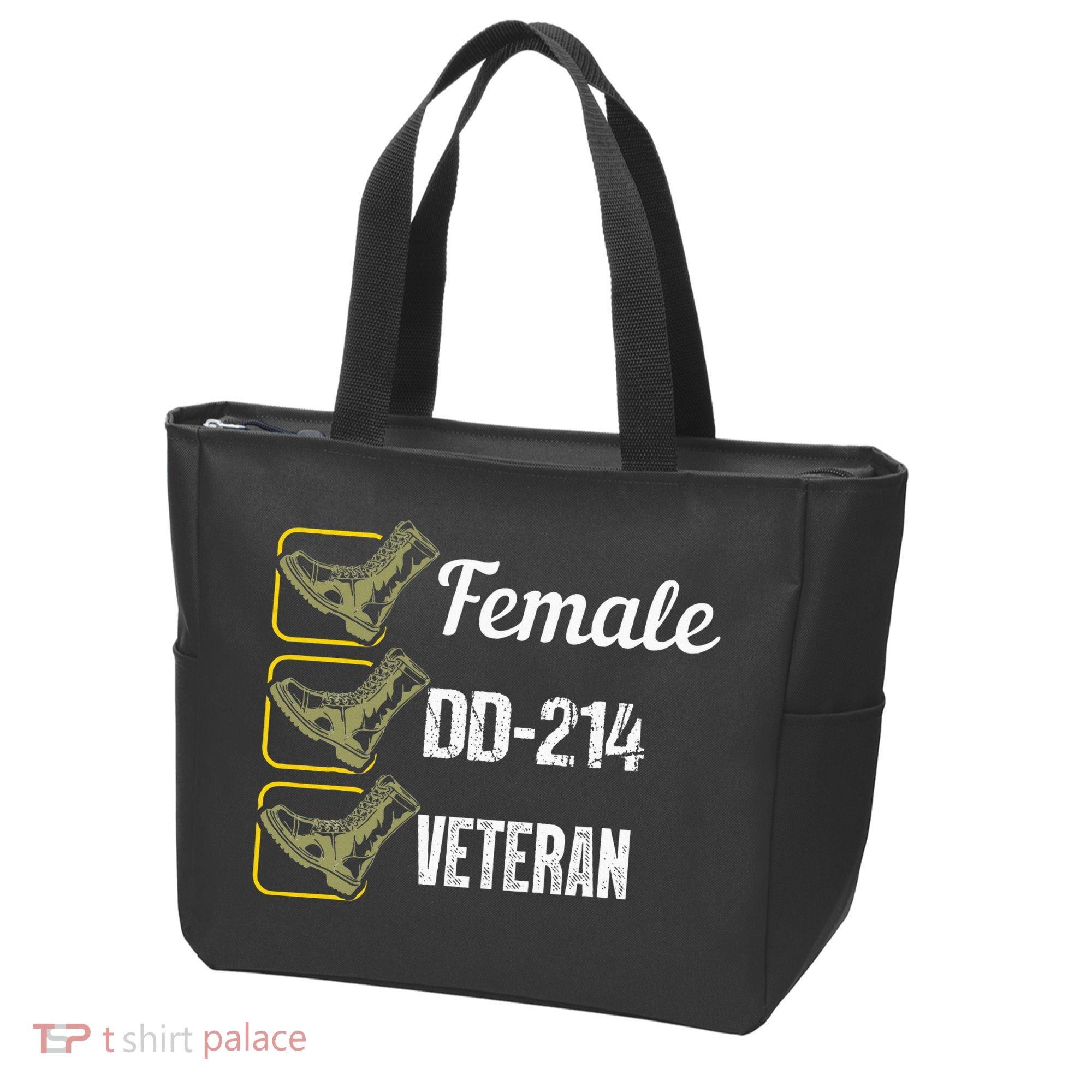 Female Dd214 Veteran Tote Bag