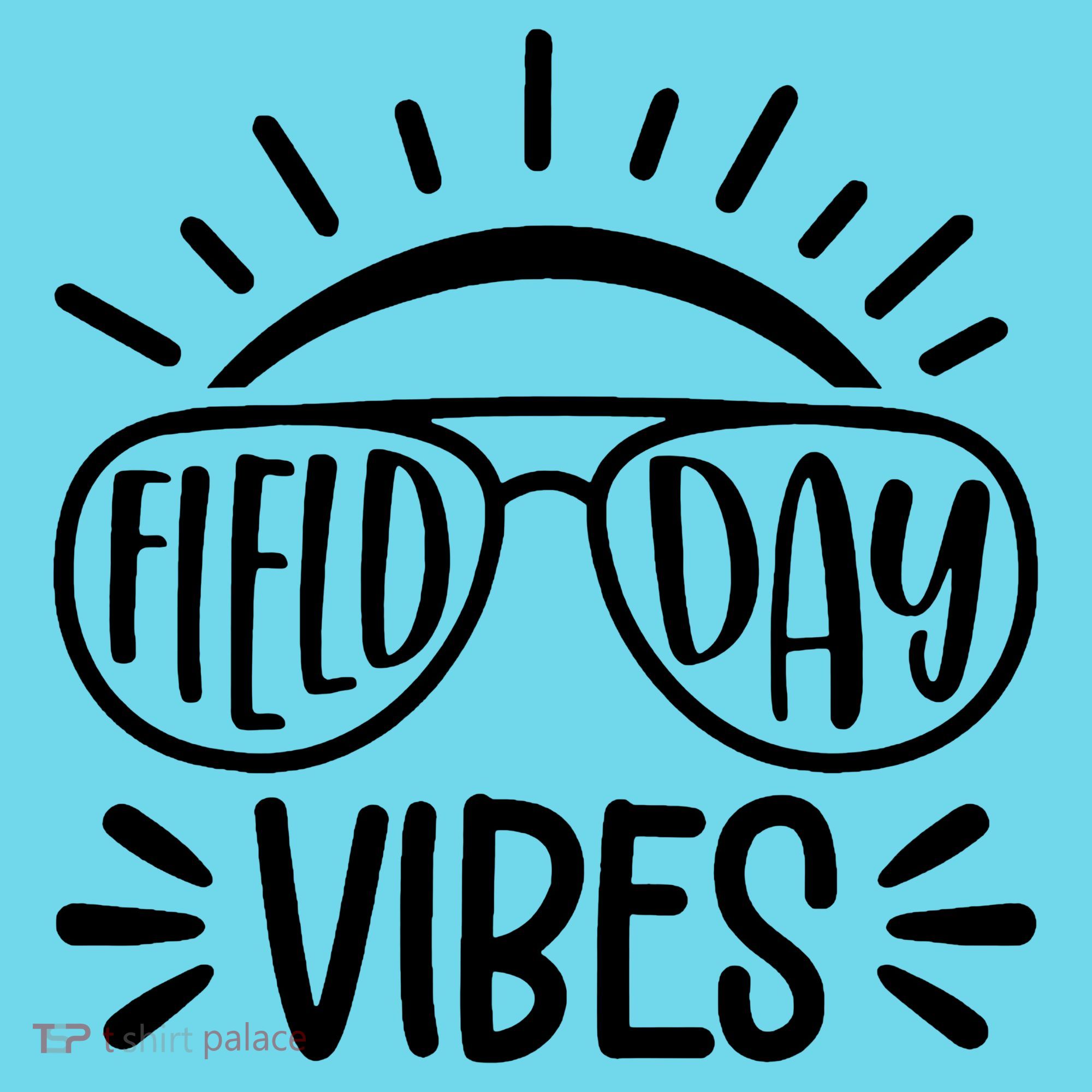 Field Day Vibes Summer Button