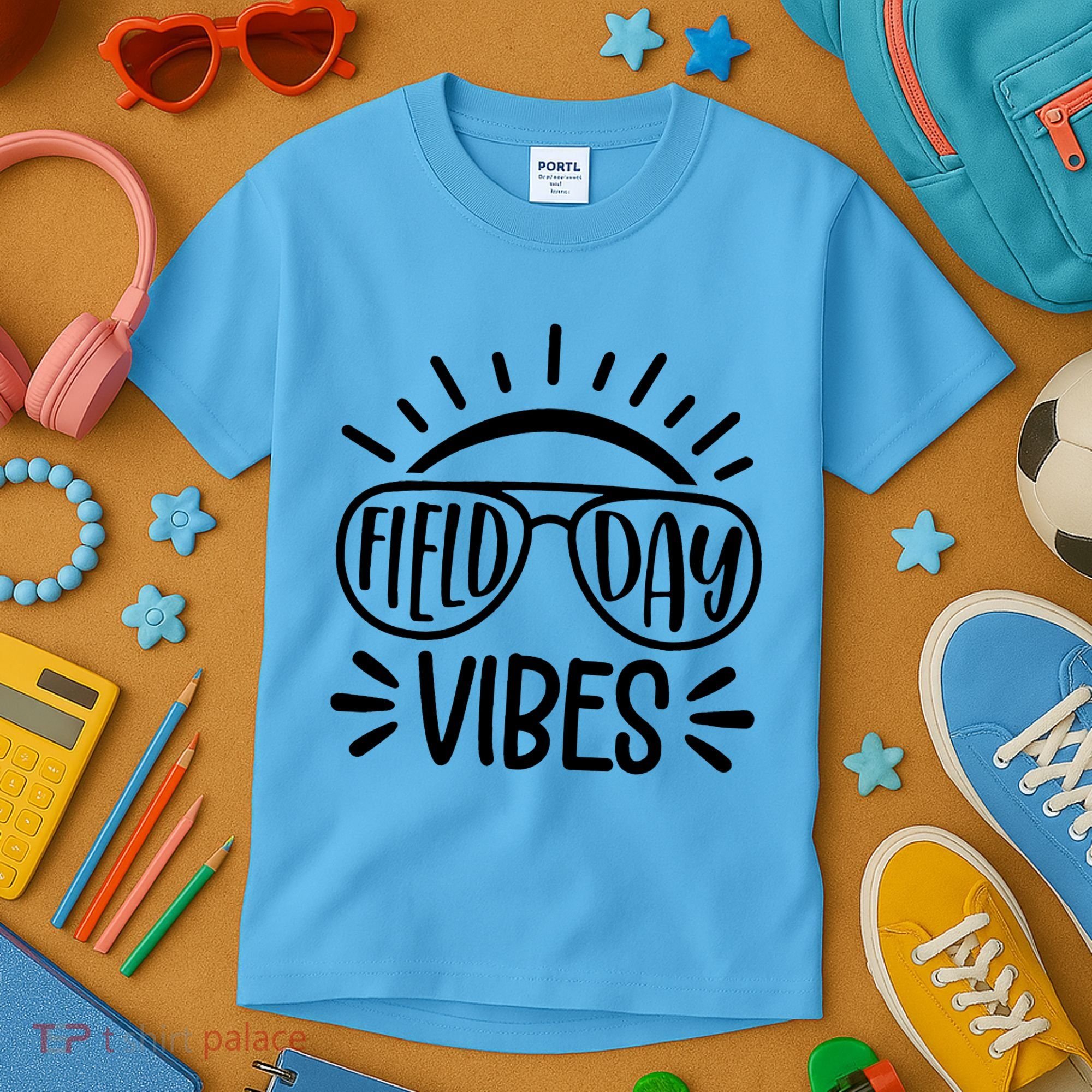 Field Day Vibes Summer Kids T-Shirt