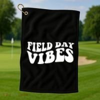 Field Day Vibes Retro Golf Towel thumb 1