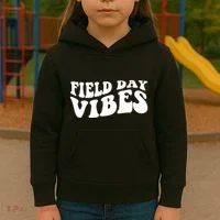 Field Day Vibes Retro Kids Hoodie thumb 3