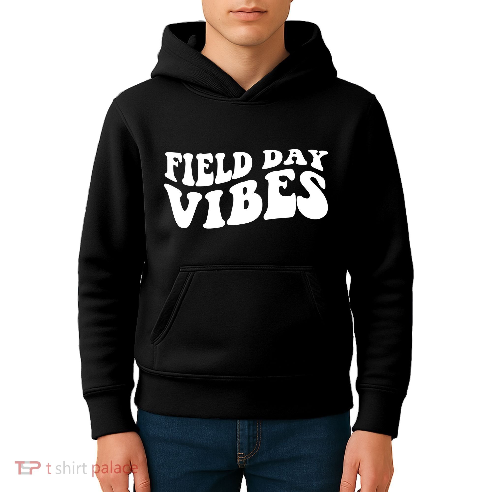 Field Day Vibes Retro Kids Hoodie