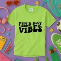 Field Day Vibes Retro Kids T-Shirt thumb 3