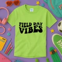 Field Day Vibes Retro Kids T-Shirt thumb 3