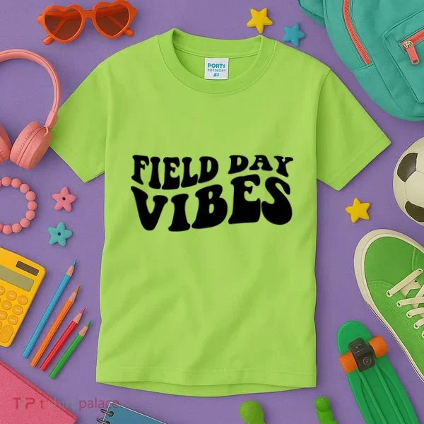 Field Day Vibes Retro Kids T-Shirt