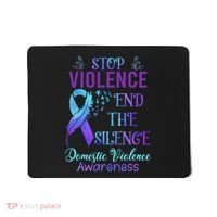 Family Domestic Violence Awareness Purple Ribbon Mousepad thumb 0
