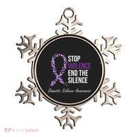 Family Domestic Violence Awareness Purple Ribbon Ornament thumb 0