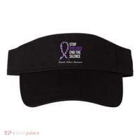 Family Domestic Violence Awareness Purple Ribbon Visor thumb 0
