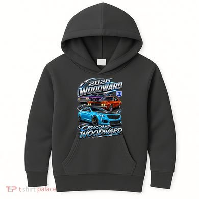 Future Detroit Velocity | 2026 Woodward Ave M1 Kids Hoodie