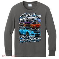 Future Detroit Velocity | 2026 Woodward Ave M1 Kids Long Sleeve Shirt thumb 0