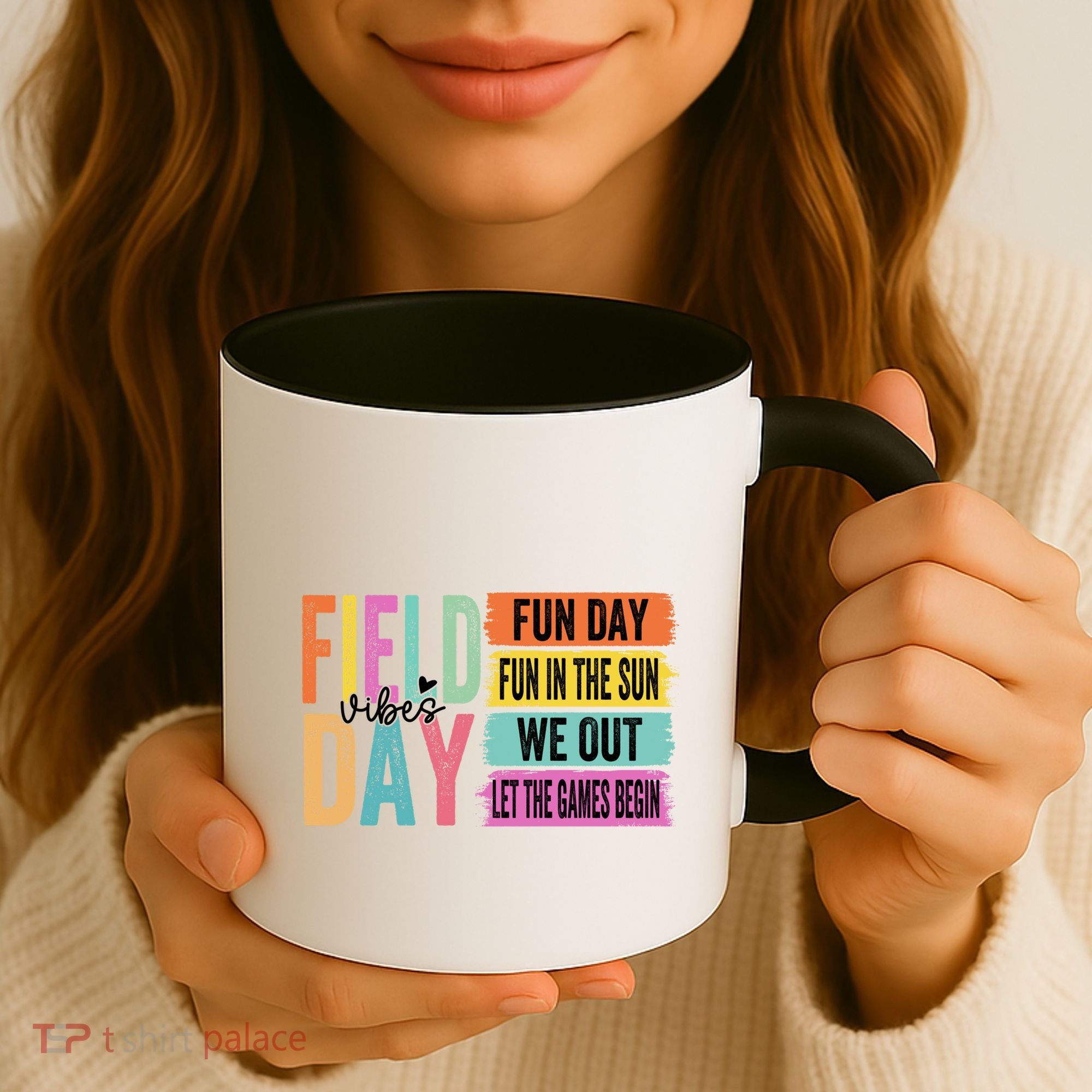 Field Day Vibes Fun Day Fun In The Sun Last Day Of School Gift Coffee Mug