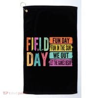 Field Day Vibes Fun Day Fun In The Sun Last Day Of School Gift Golf Towel thumb 0