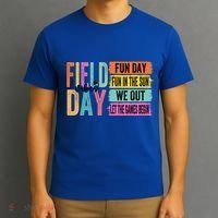 Field Day Vibes Fun Day Fun In The Sun Last Day Of School Gift T-Shirt thumb 3