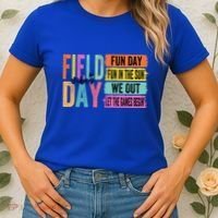 Field Day Vibes Fun Day Fun In The Sun Last Day Of School Gift Women's T-Shirt thumb 2