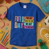 Field Day Vibes Fun Day Fun In The Sun Last Day Of School Gift Kids T-Shirt thumb 3
