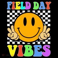 Field Day Vibes Smile Face 1st Day Of School Students And Teachers Coffee Mug thumb 5