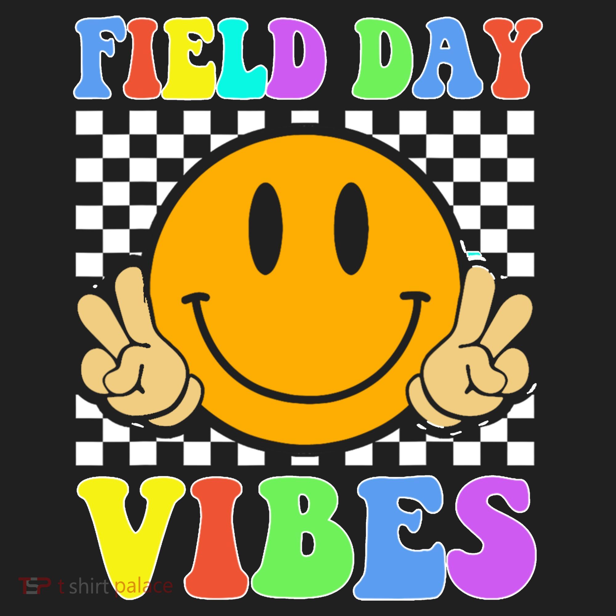 Field Day Vibes Smile Face 1st Day Of School Students And Teachers Beanie