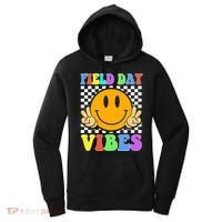 Field Day Vibes Smile Face 1st Day Of School Students And Teachers Women's Hoodie thumb 0