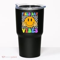 Field Day Vibes Smile Face 1st Day Of School Students And Teachers Tumbler thumb 0