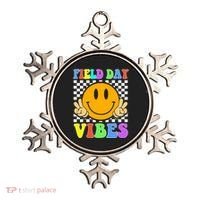 Field Day Vibes Smile Face 1st Day Of School Students And Teachers Ornament thumb 0
