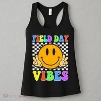Field Day Vibes Smile Face 1st Day Of School Students And Teachers Women's Tank Top thumb 3