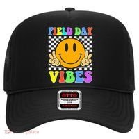 Field Day Vibes Smile Face 1st Day Of School Students And Teachers Hat thumb 0