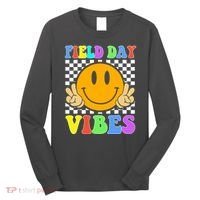 Field Day Vibes Smile Face 1st Day Of School Students And Teachers Long Sleeve Shirt thumb 0