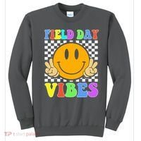 Field Day Vibes Smile Face 1st Day Of School Students And Teachers Sweatshirt thumb 0
