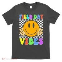 Field Day Vibes Smile Face 1st Day Of School Students And Teachers T-Shirt thumb 0
