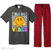 Field Day Vibes Smile Face 1st Day Of School Students And Teachers Pajama Set thumb 0