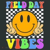 Field Day Vibes Smile Face 1st Day Of School Students And Teachers Mousepad thumb 1