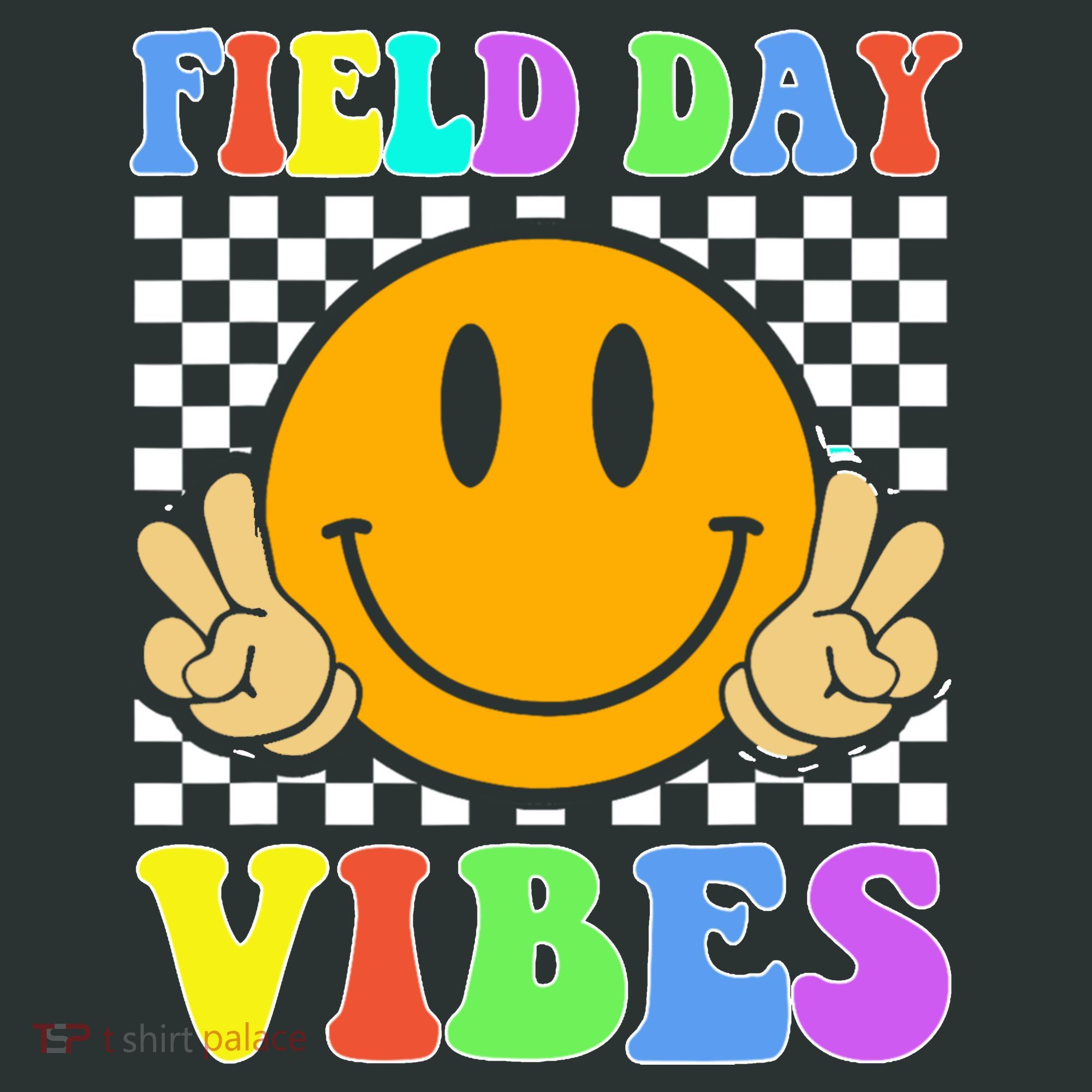 Field Day Vibes Smile Face 1st Day Of School Students And Teachers Kids Sweatshirt