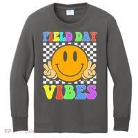 Field Day Vibes Smile Face 1st Day Of School Students And Teachers Kids Long Sleeve Shirt thumb 0