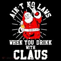 Funny Drinking With Santa Claus Bucket Hat thumb 4