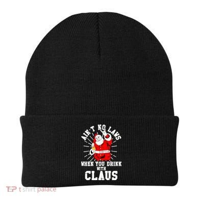 Funny Drinking With Santa Claus Beanie