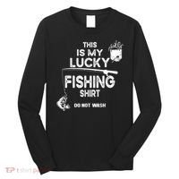 Fishing Don't Wash Funny Fishing Long Sleeve Shirt thumb 0