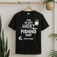 Fishing Don't Wash Funny Fishing T-Shirt thumb 2