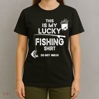 Fishing Don't Wash Funny Fishing T-Shirt thumb 4