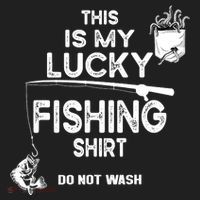Fishing Don't Wash Funny Fishing Golf Towel thumb 3