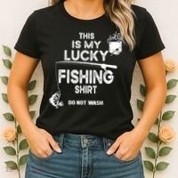 Fishing Don't Wash Funny Fishing Women's T-Shirt thumb 2