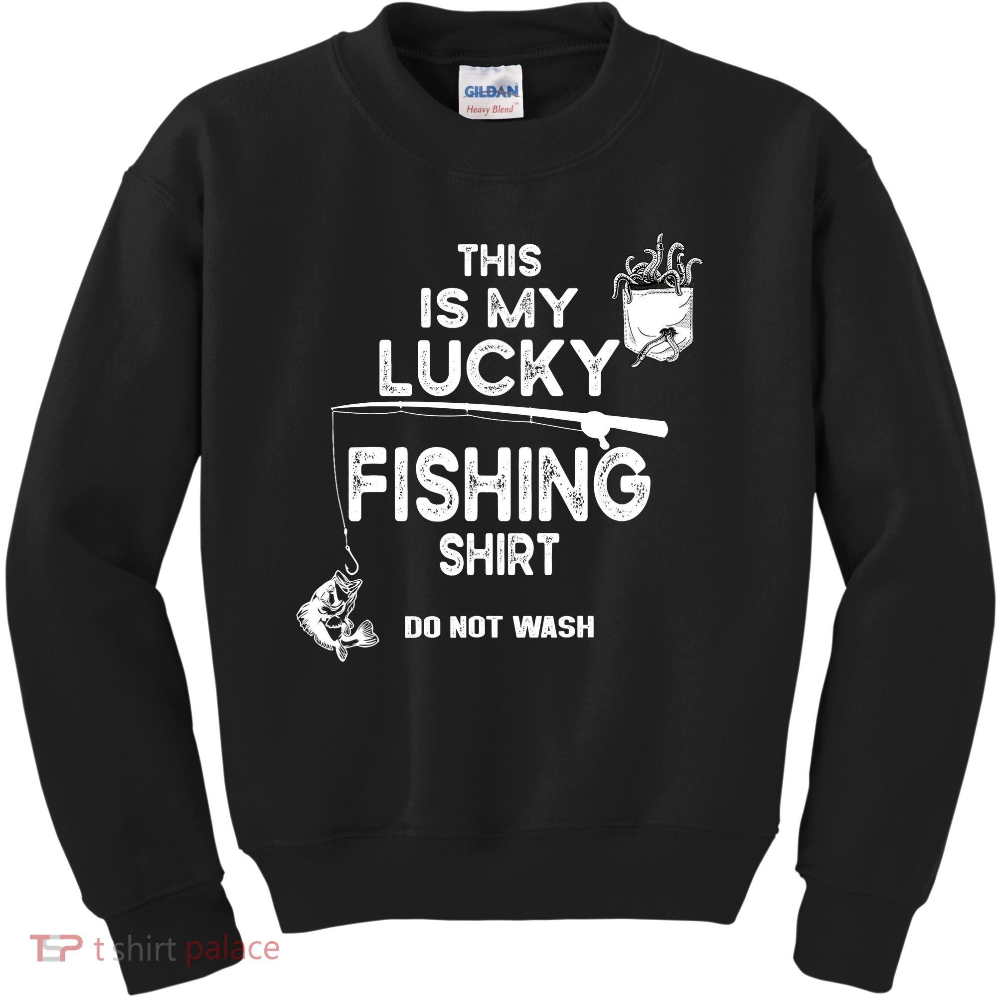 Fishing Don't Wash Funny Fishing Kids Sweatshirt