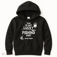 Fishing Don't Wash Funny Fishing Kids Hoodie thumb 0