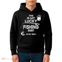 Fishing Don't Wash Funny Fishing Kids Hoodie thumb 4