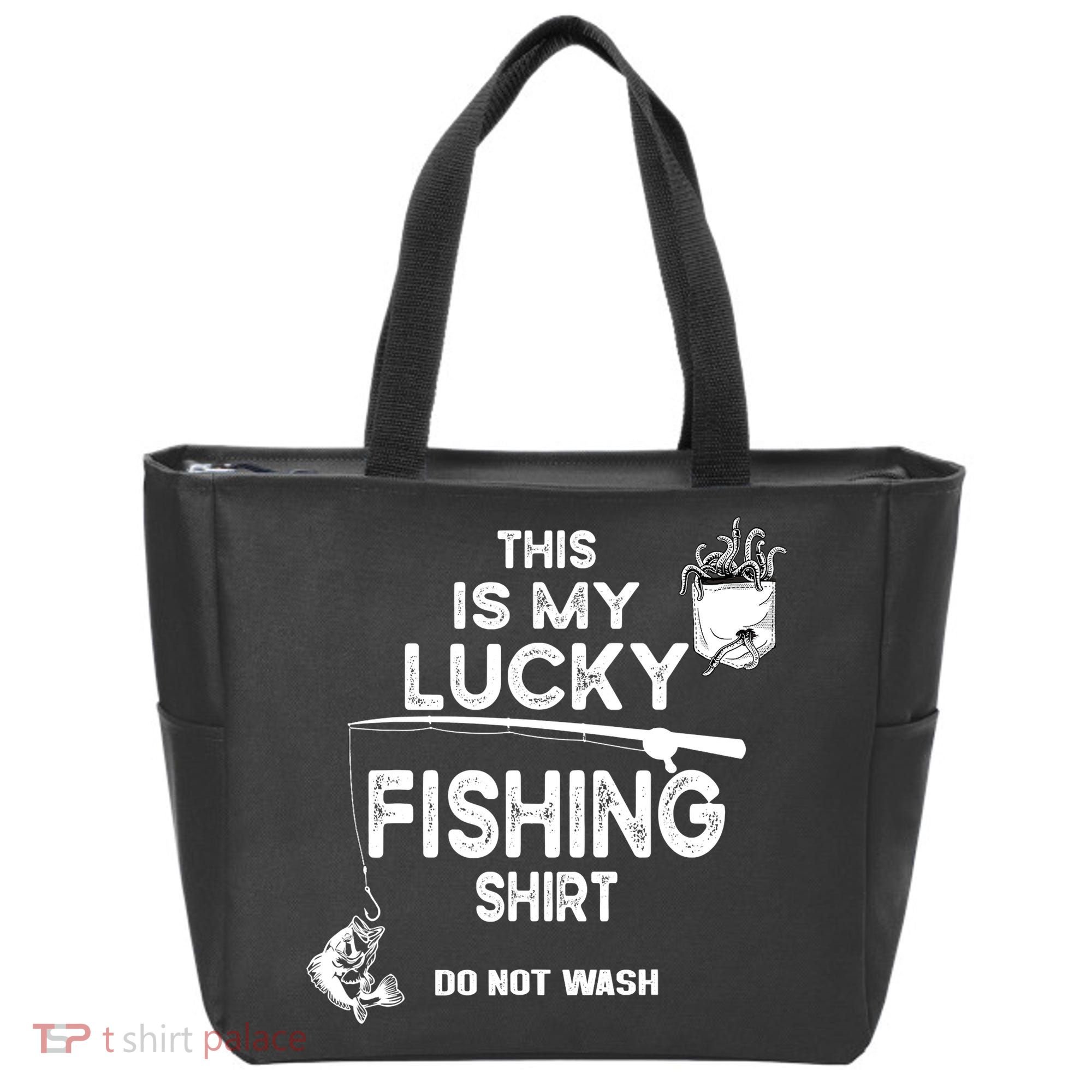 Fishing Don't Wash Funny Fishing Tote Bag