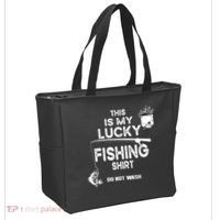 Fishing Don't Wash Funny Fishing Tote Bag thumb 2