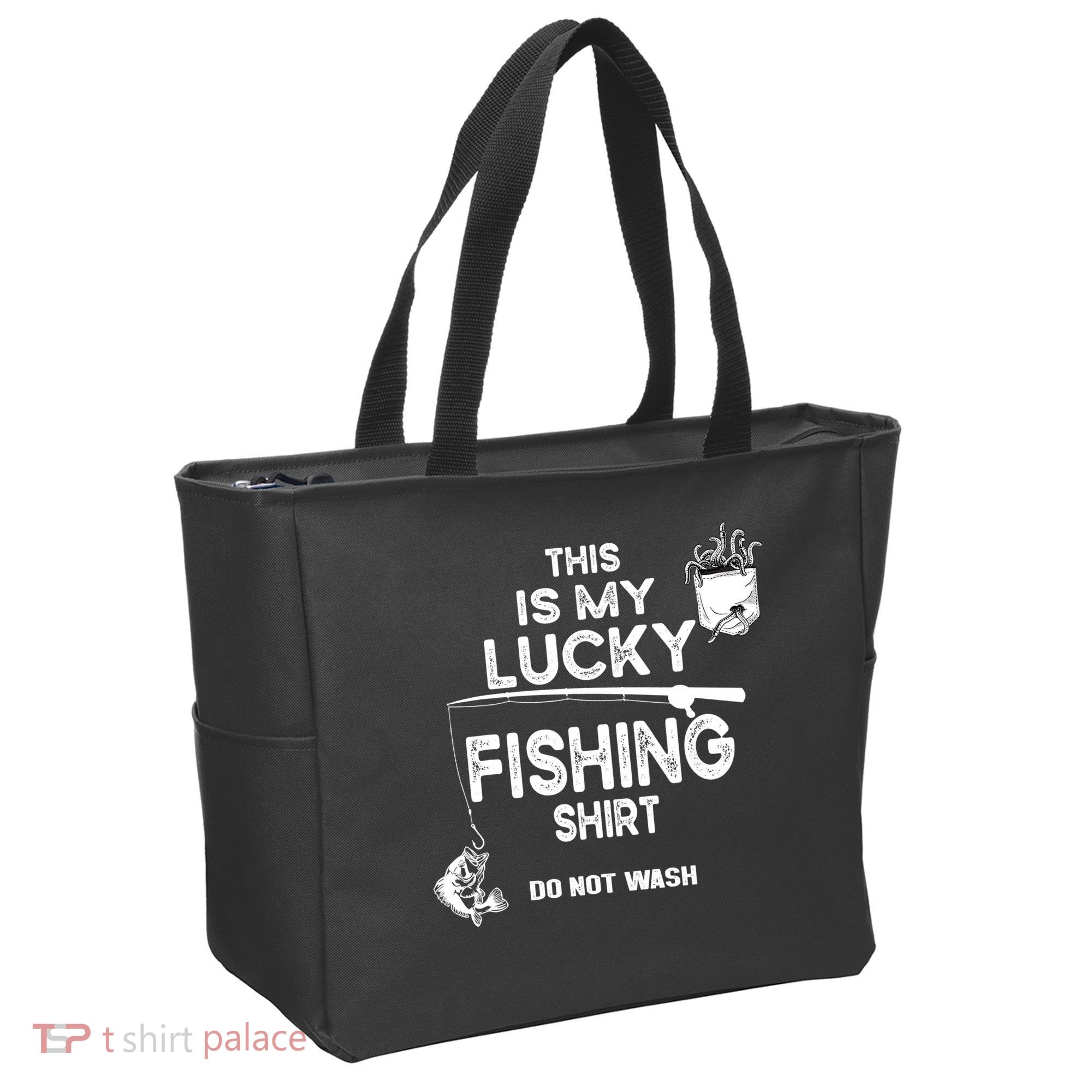 Fishing Don't Wash Funny Fishing Tote Bag
