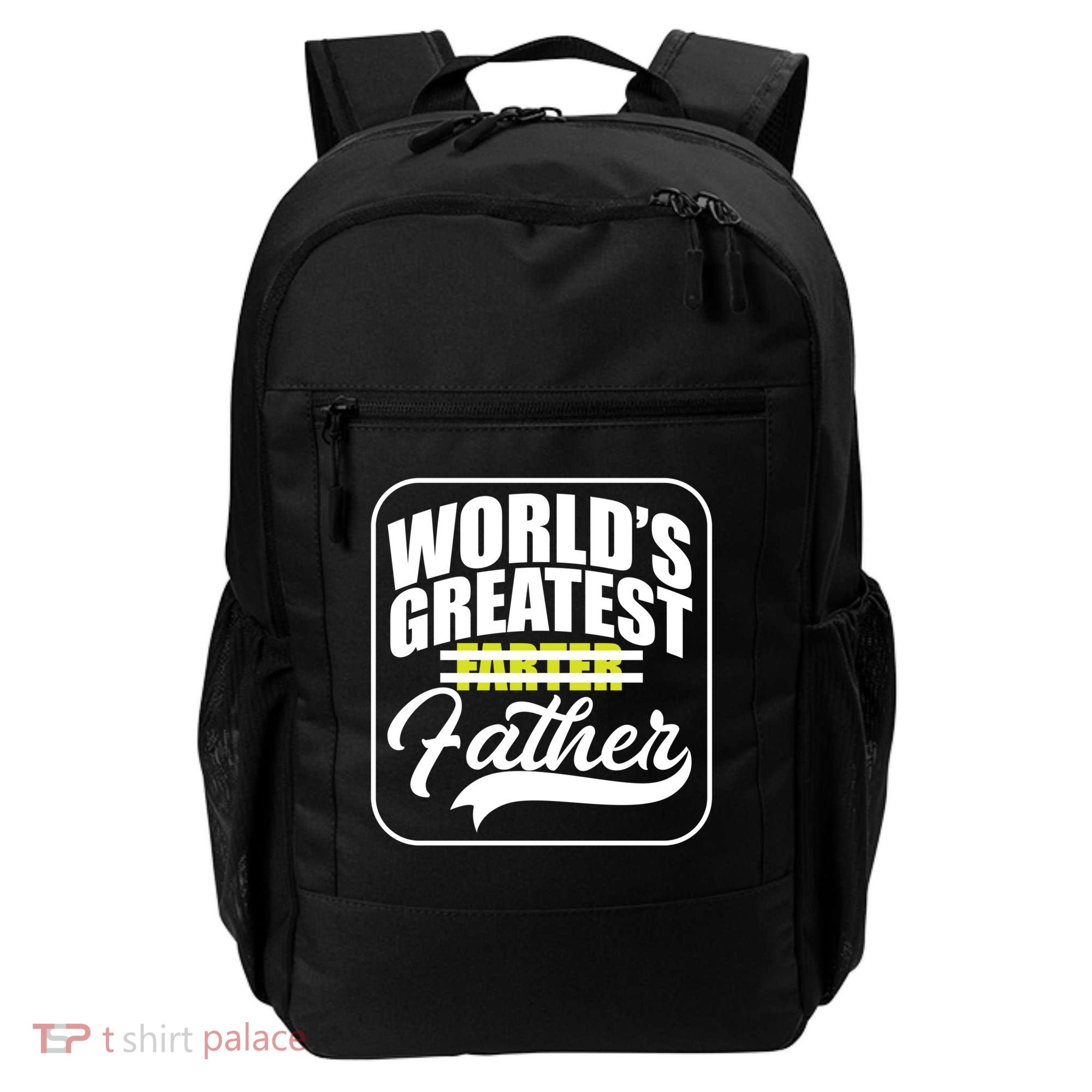 Funny Dad Worlds Greatest Farter Father Gift Backpack