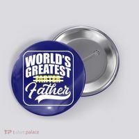 Funny Dad Worlds Greatest Farter Father Gift Button thumb 0